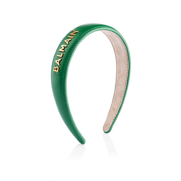 BALMAIN Green Limited Edition Headband FW22