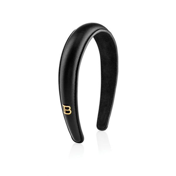 BALMAIN Puffed Leather Headband