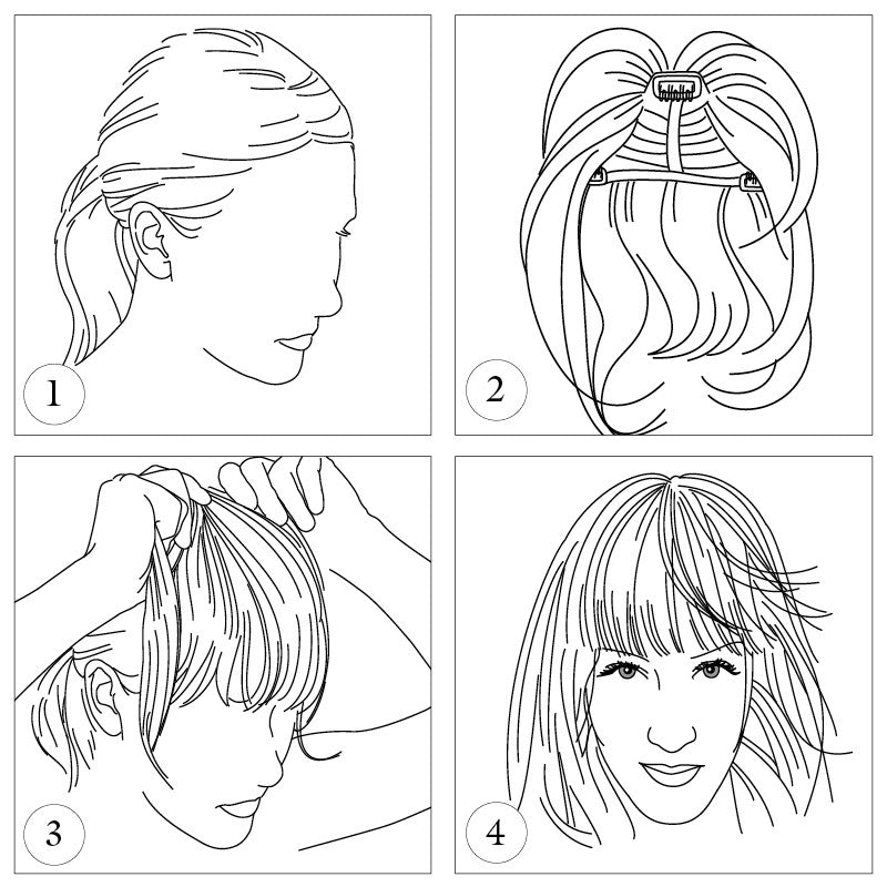 Balmain Clip-In Fringe Memory®Hair